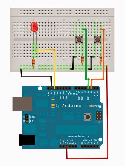 ArduinoKU BLOG: ARDUINO dan Push Buttom