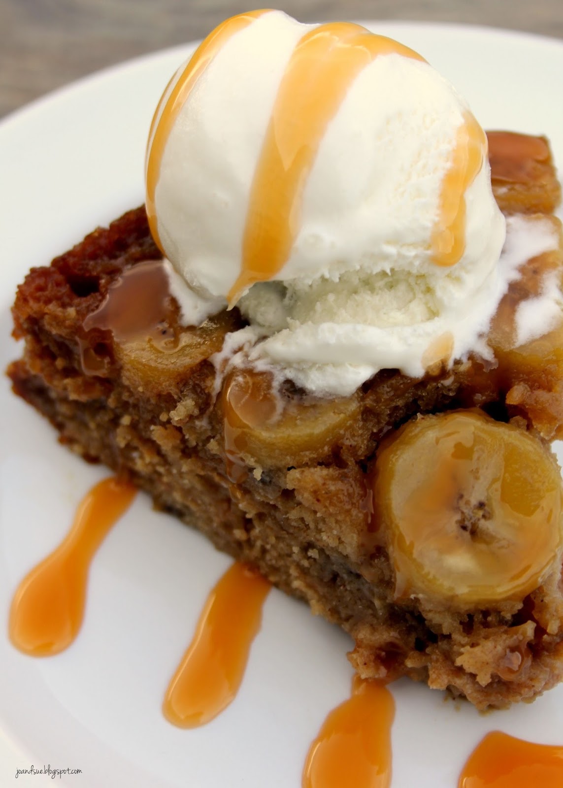 Jo and Sue Banana Upside Down Cake