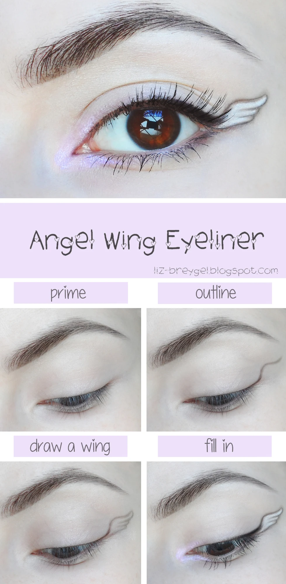 An Unforgettable Angel Wing Eyeliner Look | Step-by-Step Makeup Tutorial |  January Girl