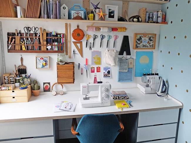 Sewing Space Tours... Kate's South London studio!