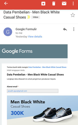 Email transaksi saldo Cahstree Email transaksi saldo Cahstree