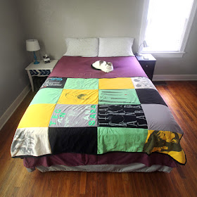 How to make your own t-shirt quilt