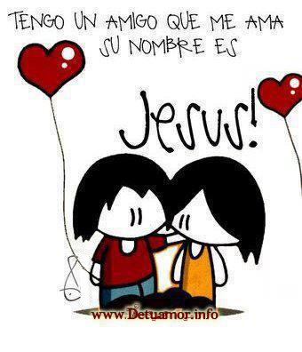 Tengo un amigo que me ama su nombre es Jesus! ♥