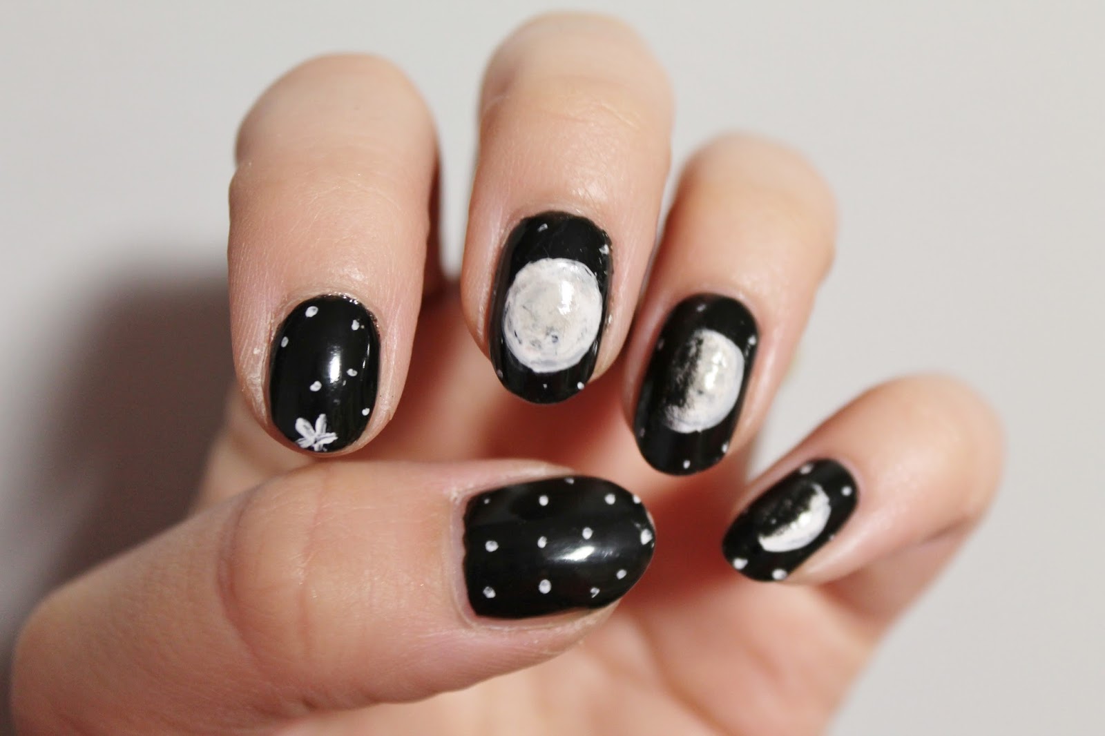 8. Silver Foil and Pink Marble Nail Design with Black Accents - wide 2