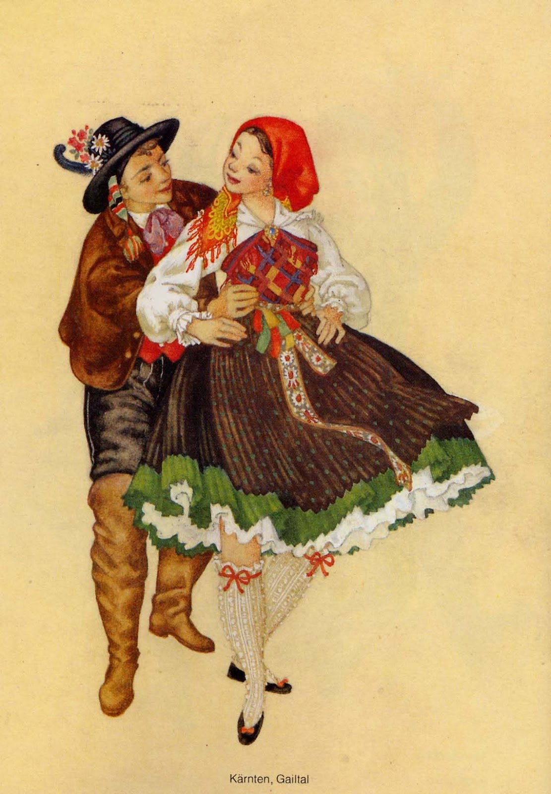 FolkCostume&Embroidery: Slovenian / Austrian Costume of Ziljska Dolina ...