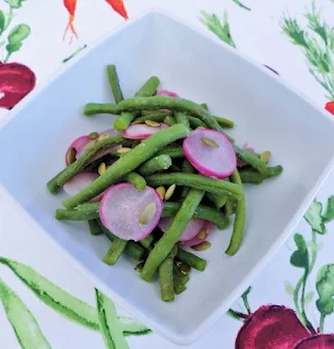 Sauteed Radishes and Green Beans