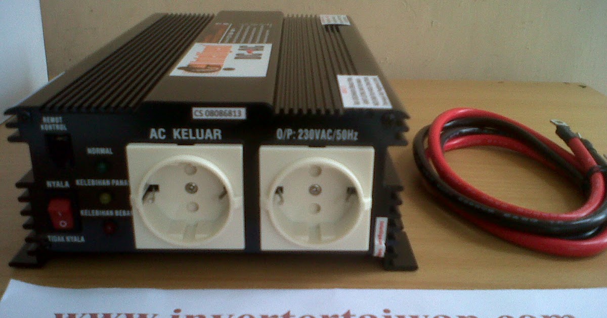 Power Inverter DC to AC Intelligent Output Voltage pada Power Inverter