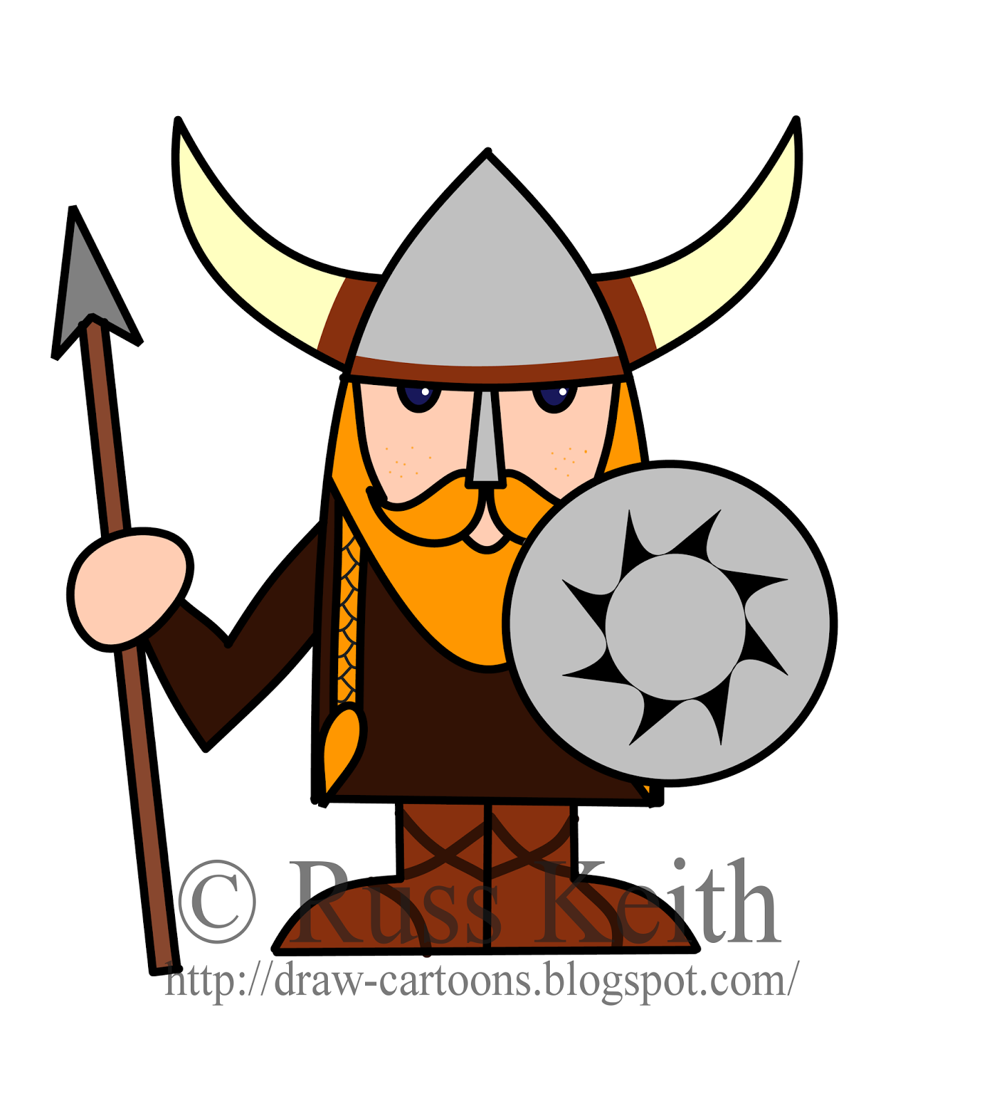 how-to-draw-cartoons-viking