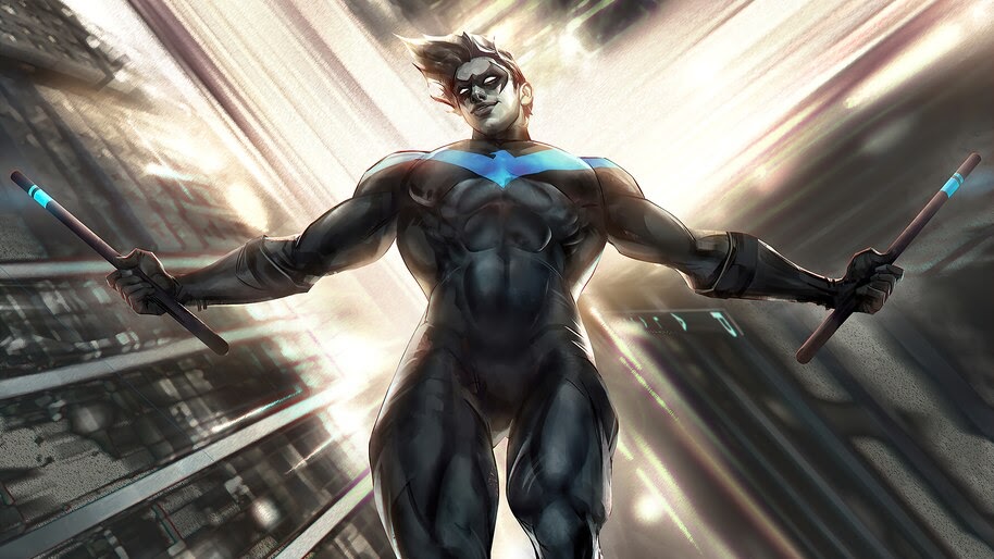 Nightwing, DC, Superhero, 4K, #6.2403