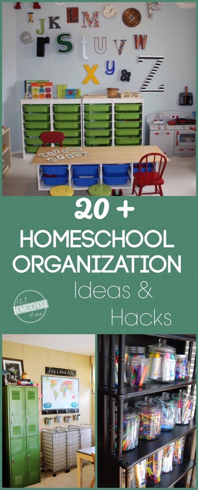 20+ Homeschool Organization Ideas & Hacks