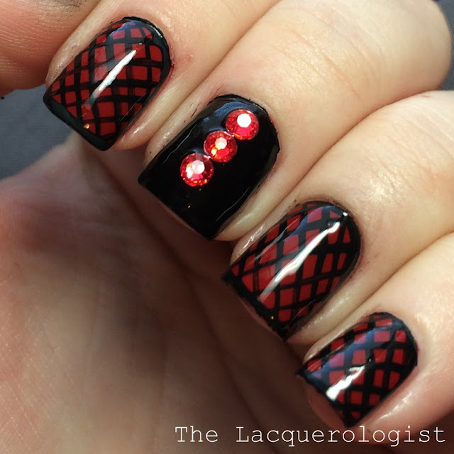 Red and black nail ideas!