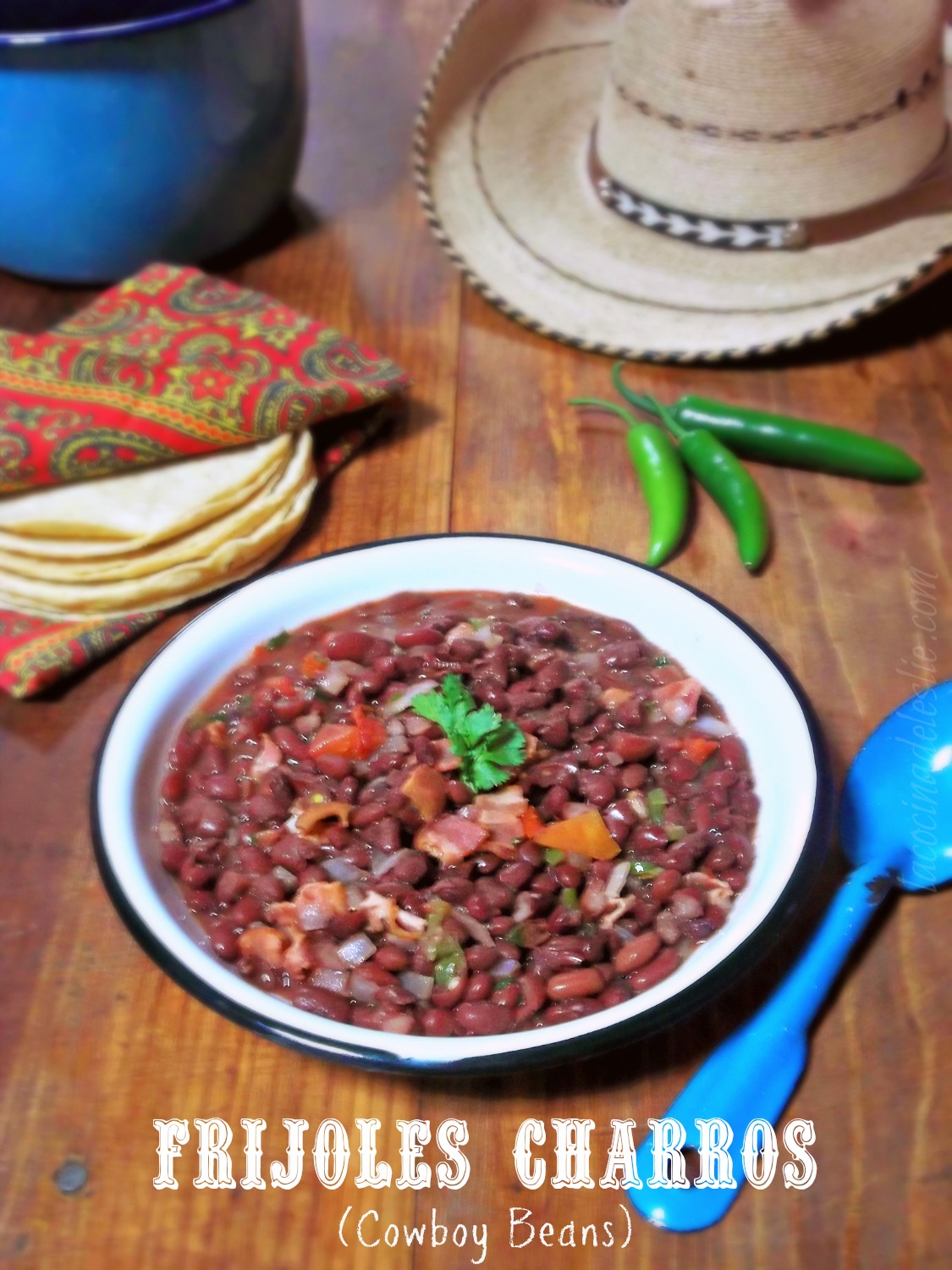 Frijoles Charros / Rancheros {Cowboy Beans} #SundaySupper - La Cocina ...
