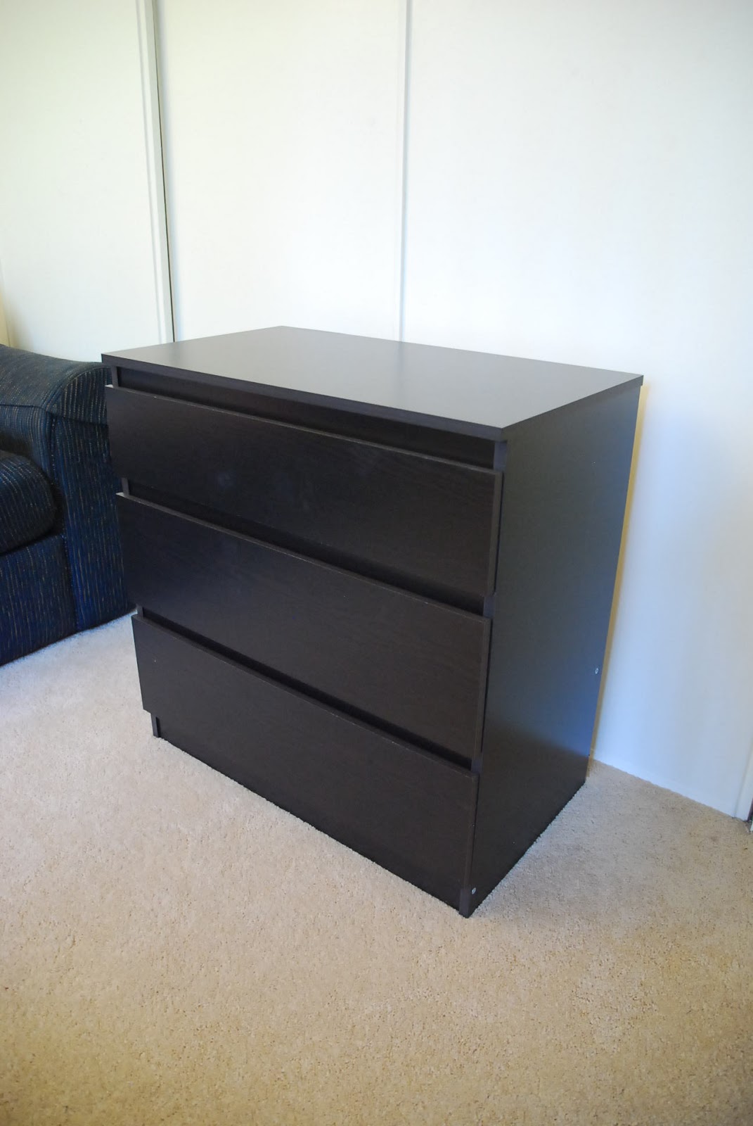 Moving Sale 2018 Ikea Kullen 3 Drawer Chest Black