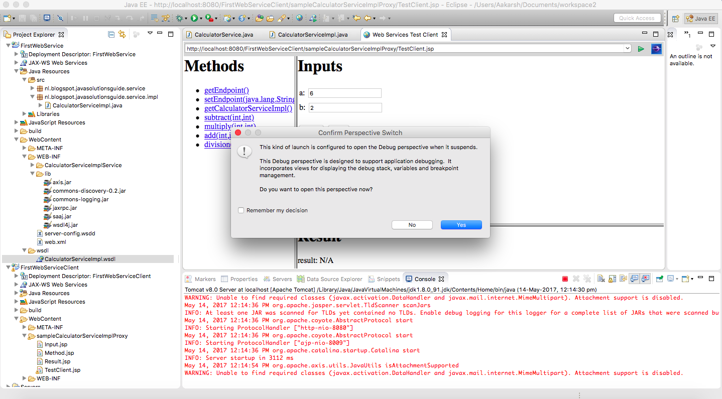 How to create Soap  Service in Java with Example Java Solutions Guide