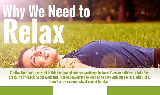 Image: Why We Need to Relax #infographic