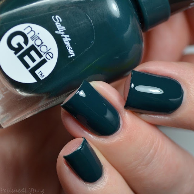 sally hansen gel miracle system jealous boyfriend nail polish hunter