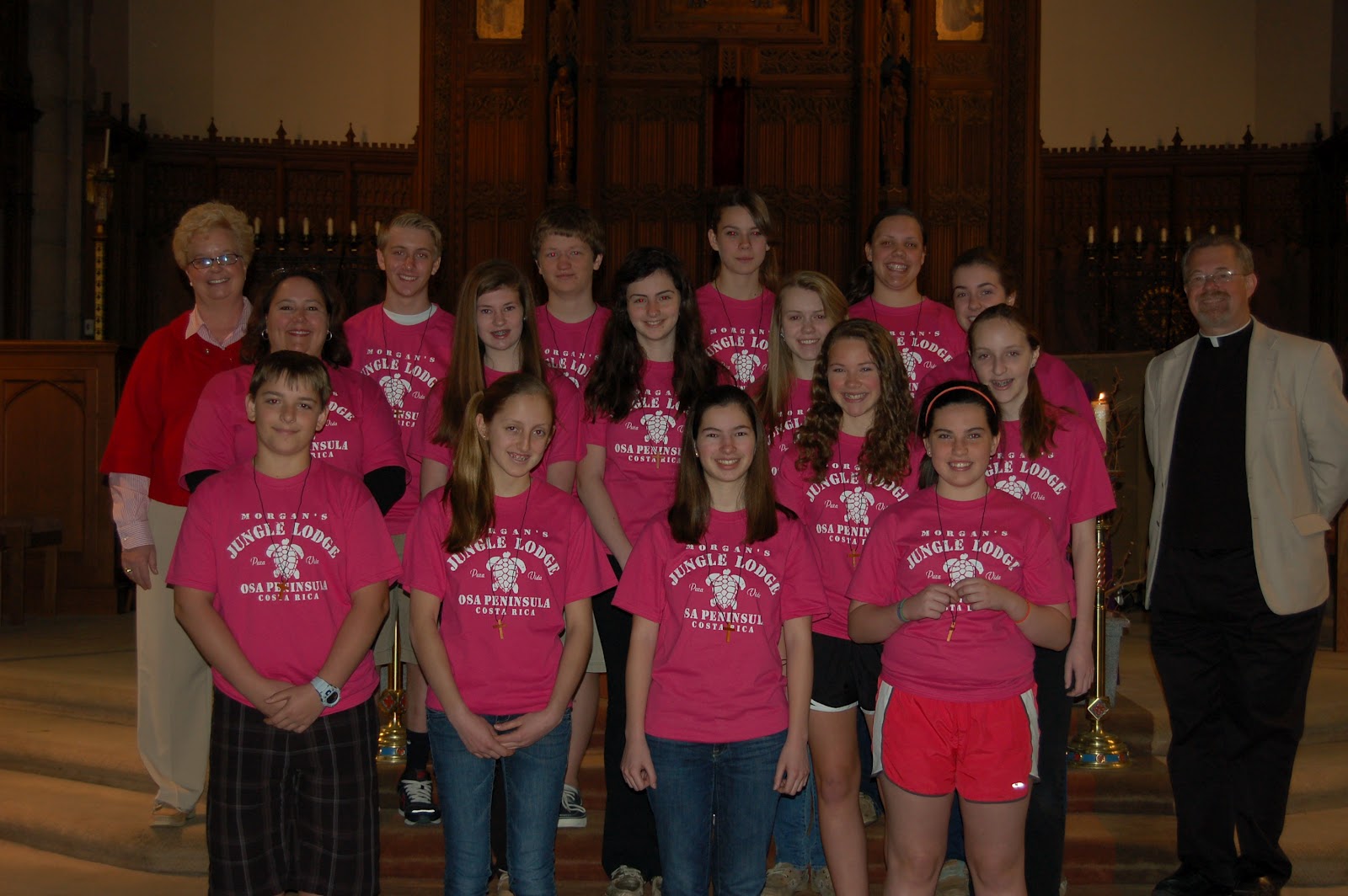 SMS Costa Rica 2012 Farewell Blessing at Holy Thursday's Prayer Service