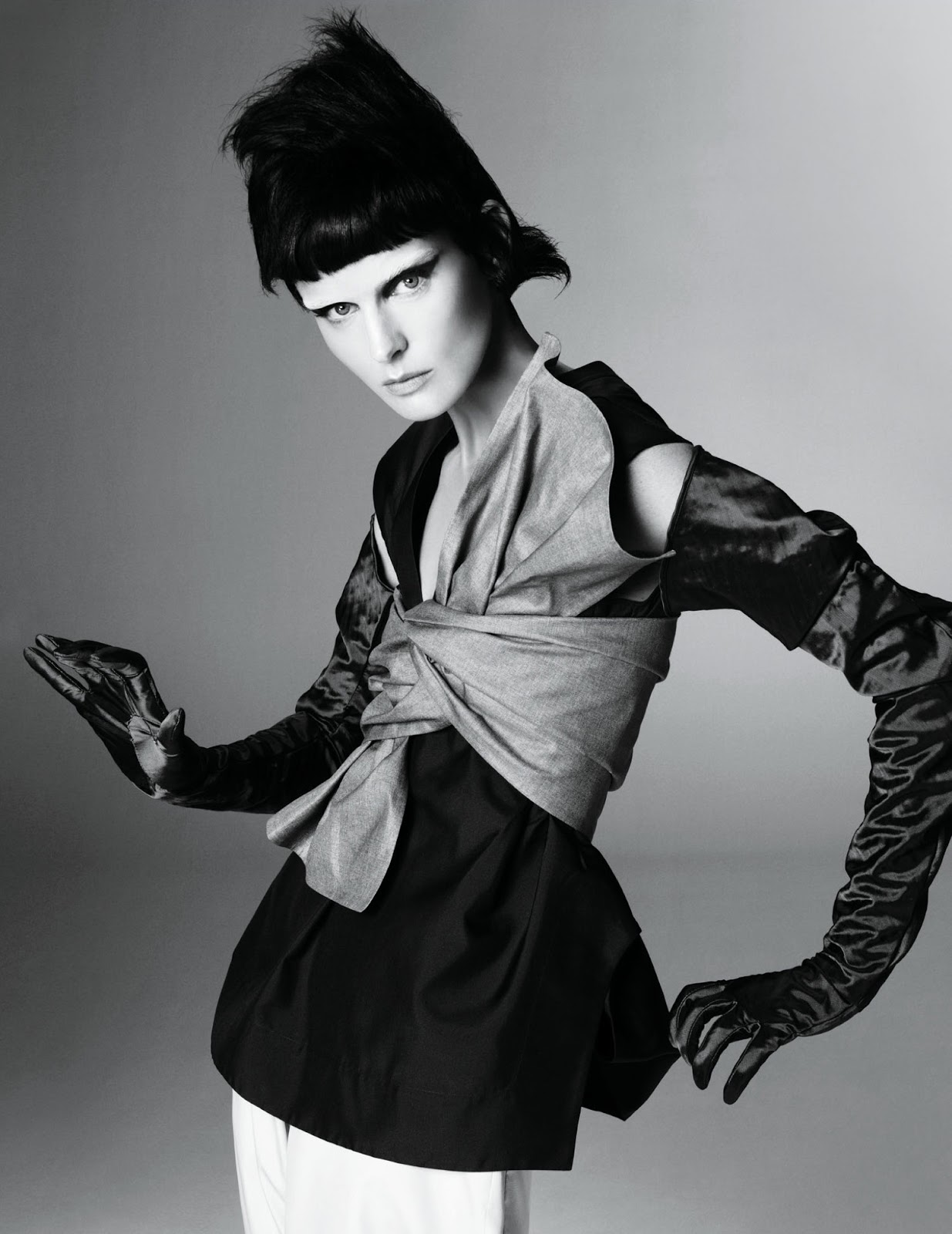 starchitecture: stella tennant by steven meisel for w march 2013 ...