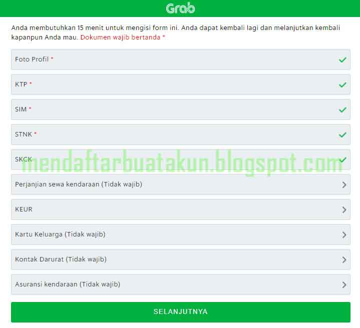 Cara Daftar Grabcar Online Lengkap Persyaratan Daftar ...