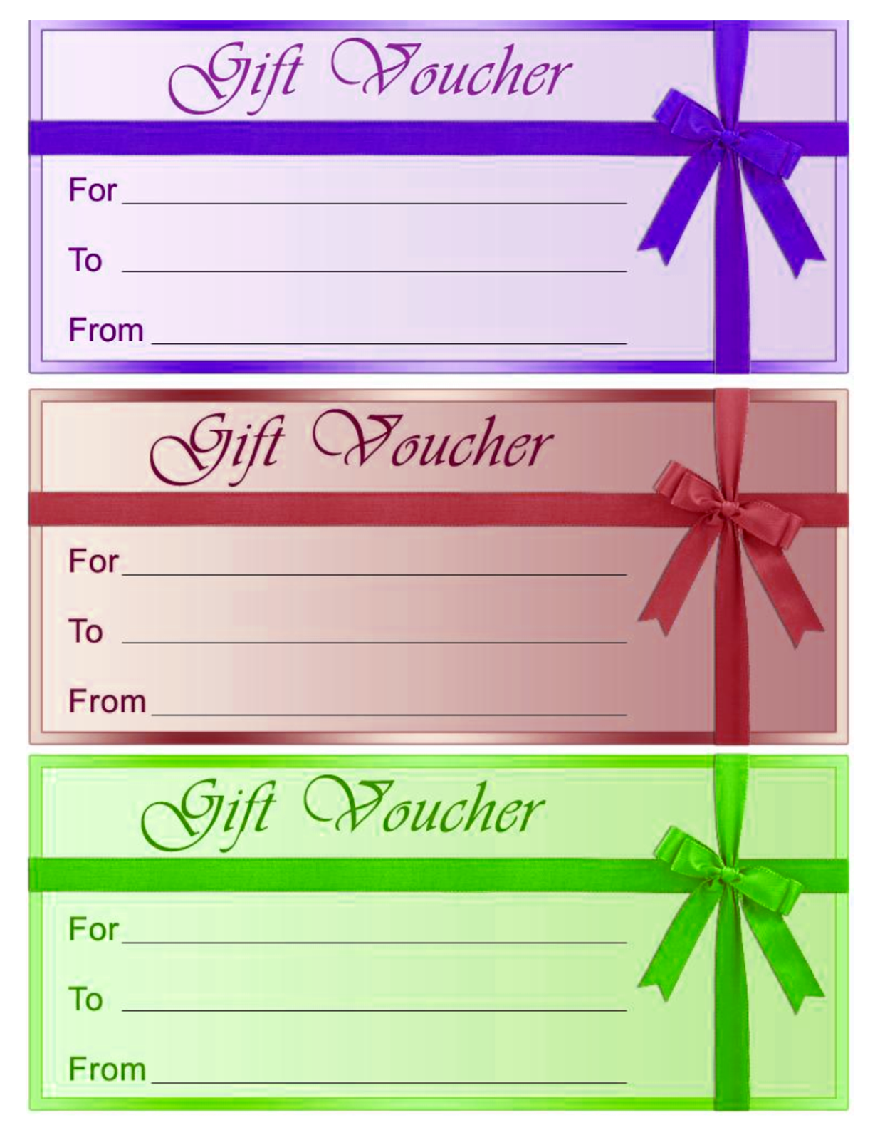 Examples Of Best Certificate Gift Certificate Template Free