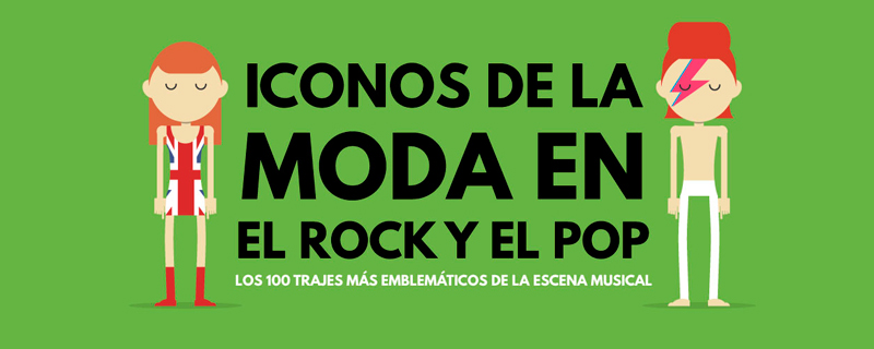 100 iconos de la moda en el Pop y en el Rock