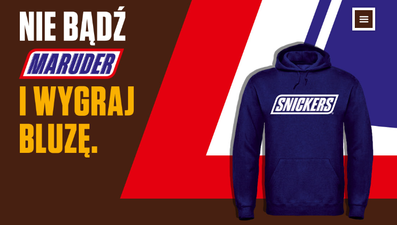 Do wygrania 500 bluz bawełnianych z logo Snickers® Konkurs