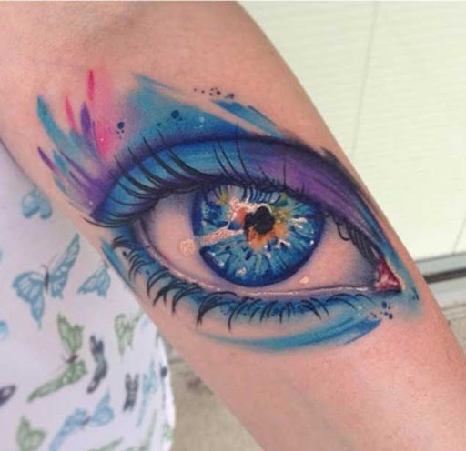 Este excelente aquarela tatuagem