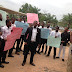 Protest in Michael Okpara University  of  Agriculture Umudike ( MOUAU)  over delisting of programmes by JAMB