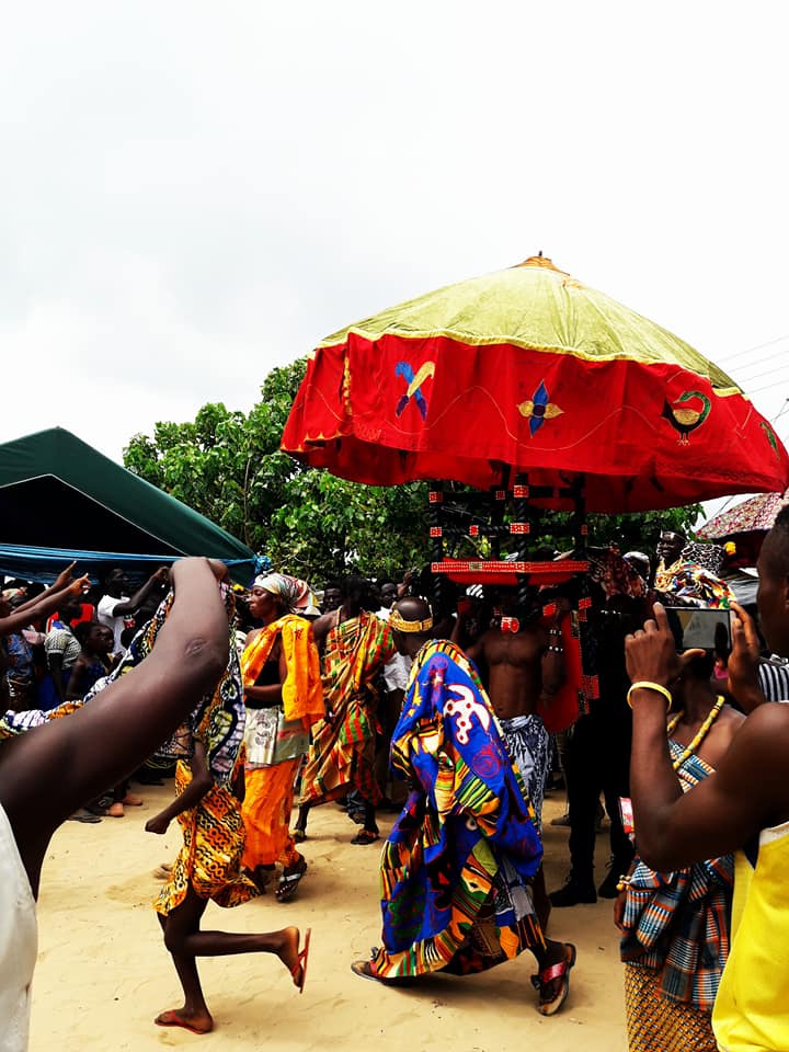 Kundum festival at Akwidaa, Ghana Ghana Entre Busua Inn et Ezile