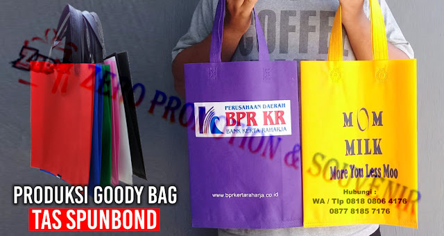 Produksi Goody bag - spunbond bag - go green bag - canvas bag - recycle bag - furing bag - goodie bag - tas kanvas - tas promosi Tangerang