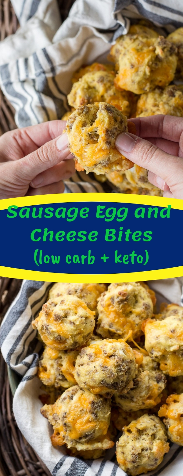 Sausage Egg and Cheese Bites (low carb + keto) The Most Delicious Recipe