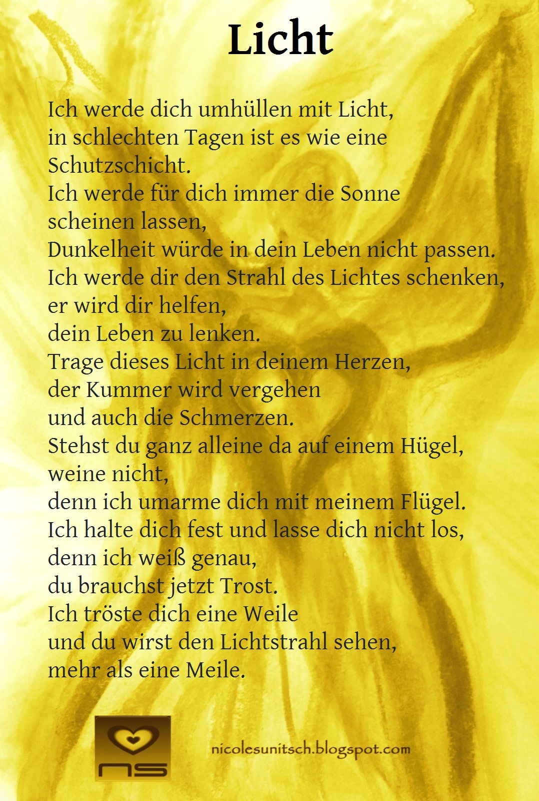 Gedichte Von Nicole Sunitsch Autorin Licht Gedicht Von