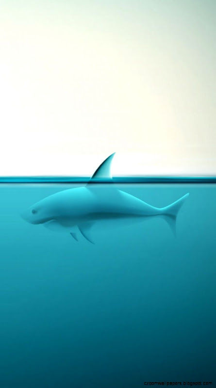 Abstract Ocean Shark iPhone 6 Wallpaper » IOS » Instagraper Wallpapers