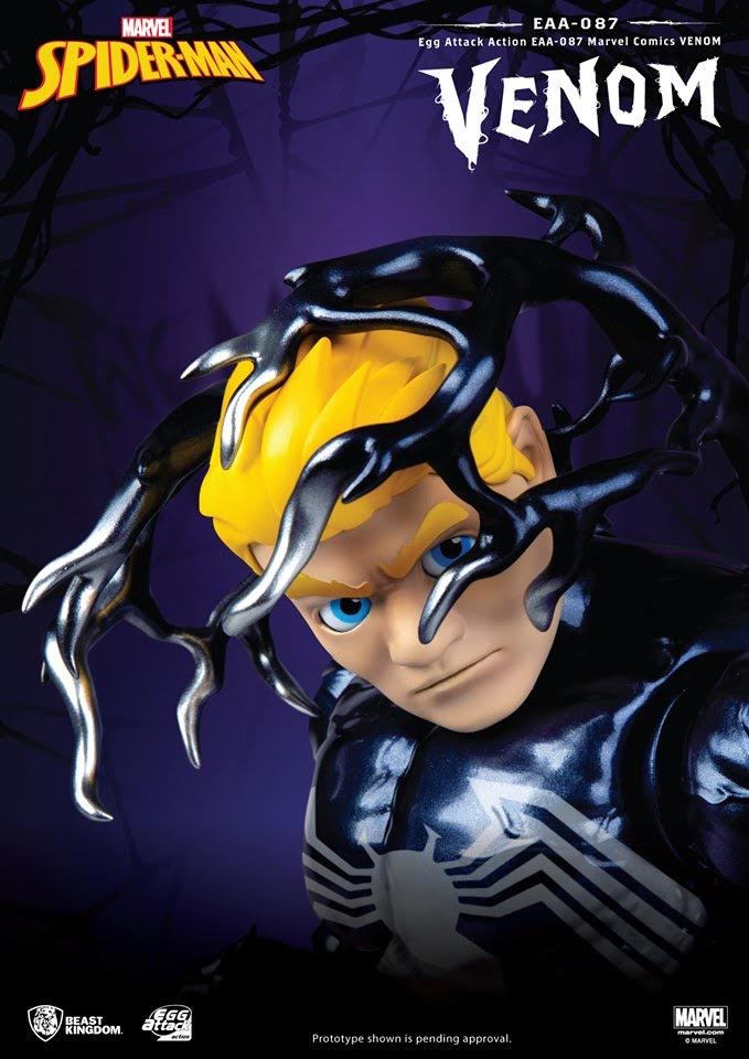 Venom chega a Beast Kingdom com sua nova peça da linha Egg Attack