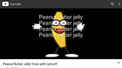 Its Peanut Butter Jelly Time Roblox Id