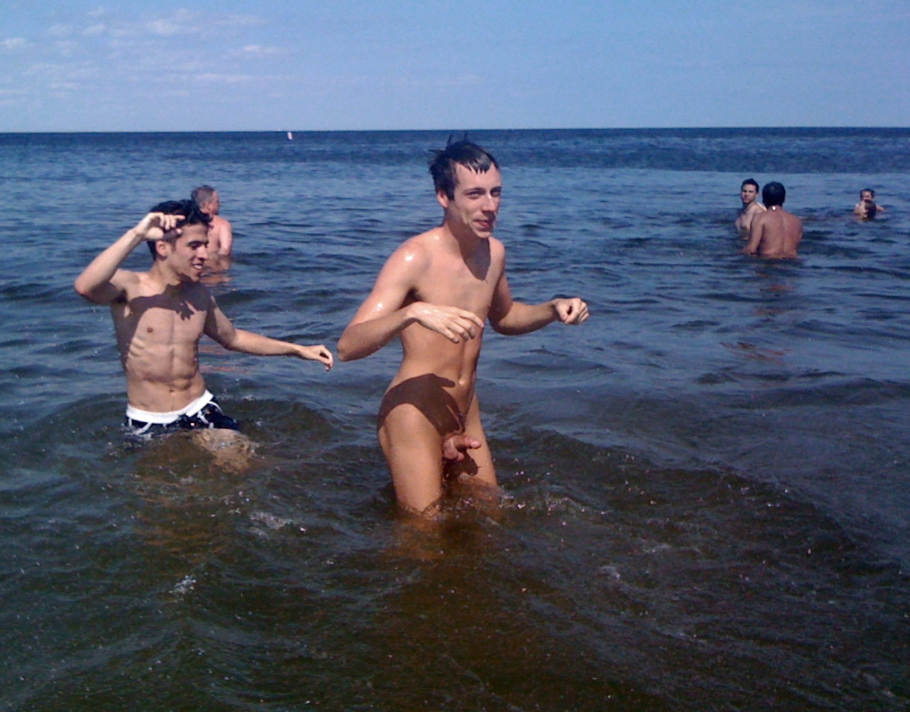 cfnm boner nude beach erection naked photo