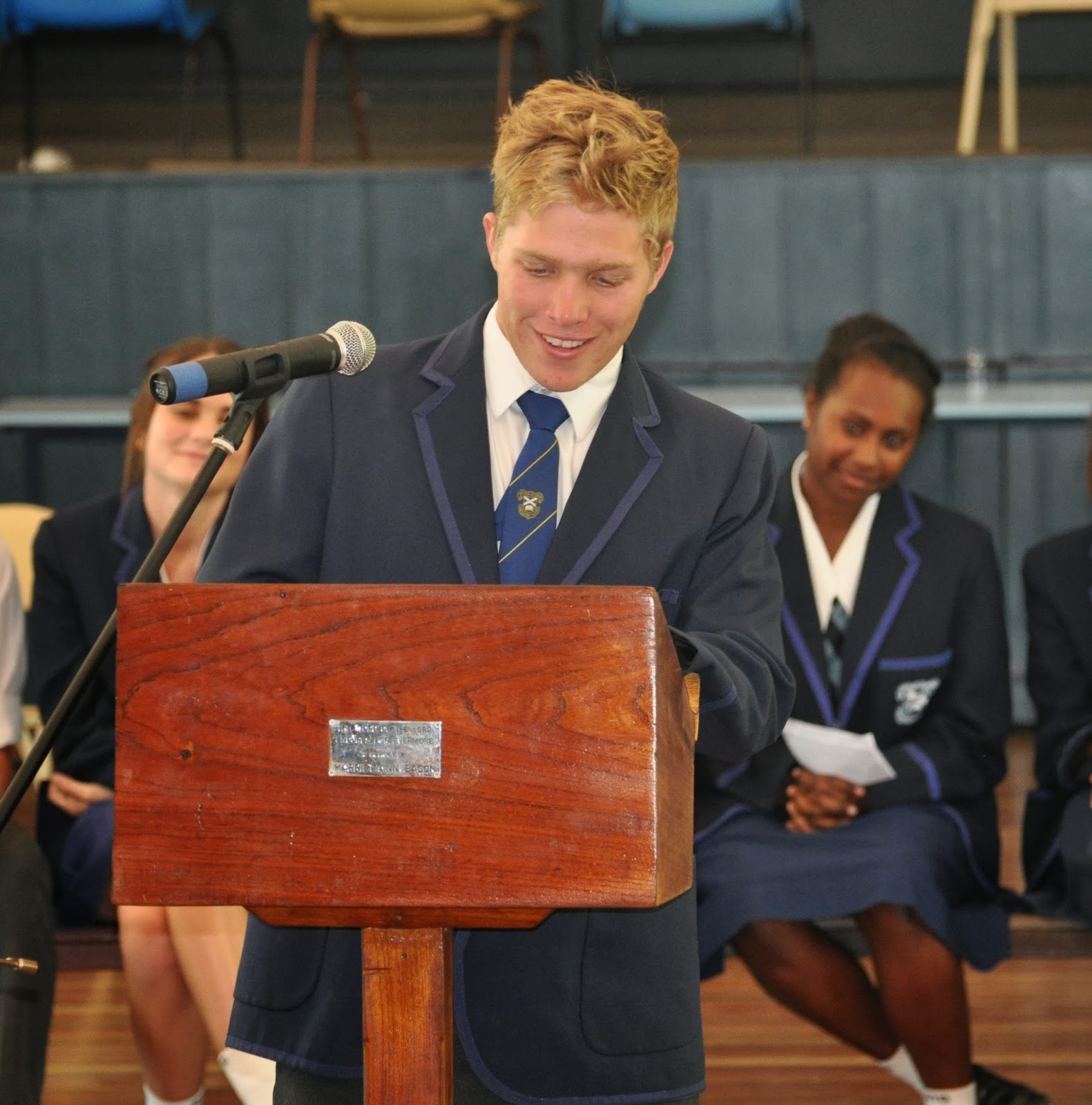 High school team captain speech picture