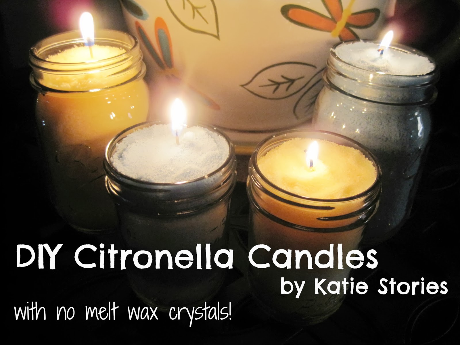Katie Stories {Scrapbook + Crafting Blog} DIY Citronella Candles (No