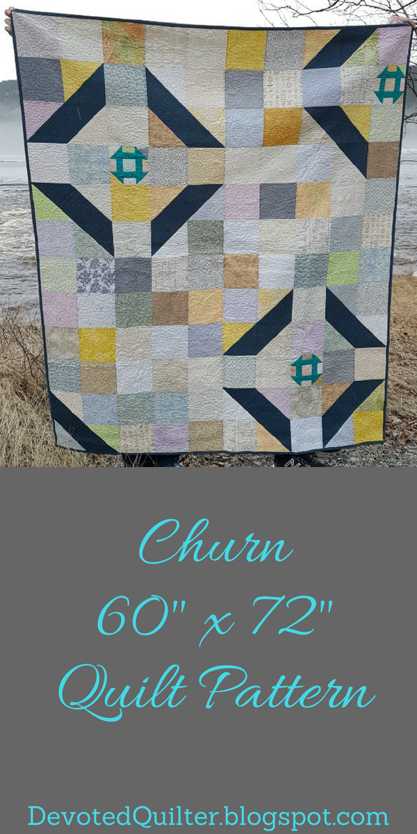 Churn Quilt Pattern | DevotedQuilter.blogspot.com