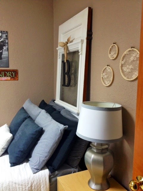 glitter and grass: room reveal: guest bed/laundry room