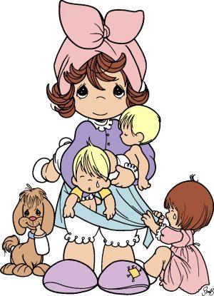 Hijos y mamas preciosos momentos-Imágenes y dibujos para imprimir