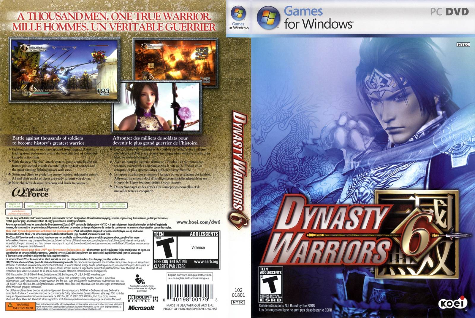 dynasty warriors 6 pc