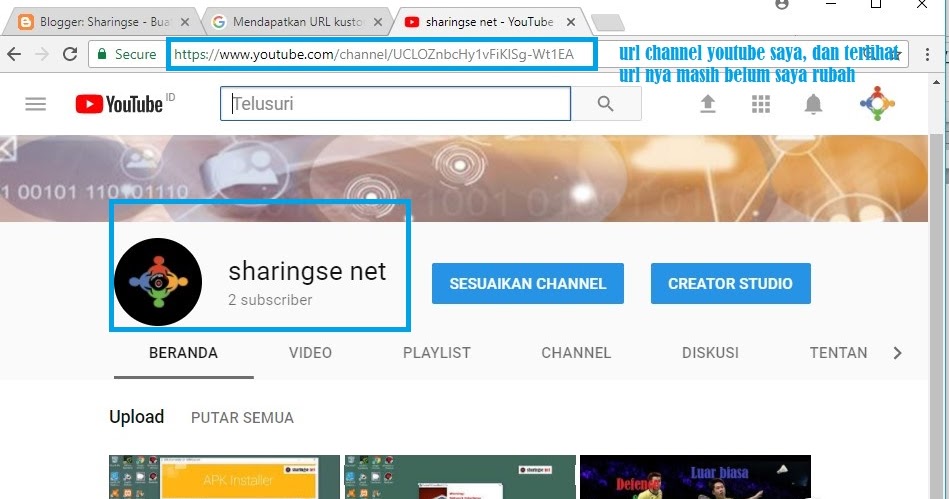 Url channels. Url channels