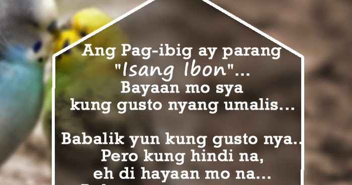 Tagalog Pag-ibig Quotes that We Can Relate To ~ Boy Banat