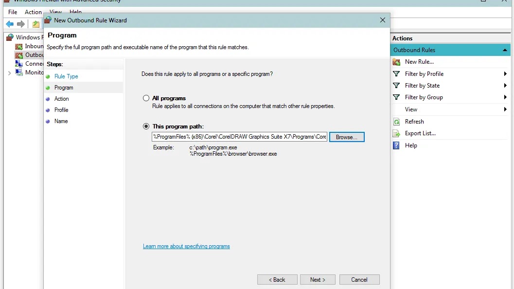 Tutorial Cara Mengatasi Block Illegal Software Corel Draw X7 Berbagi Tutorial