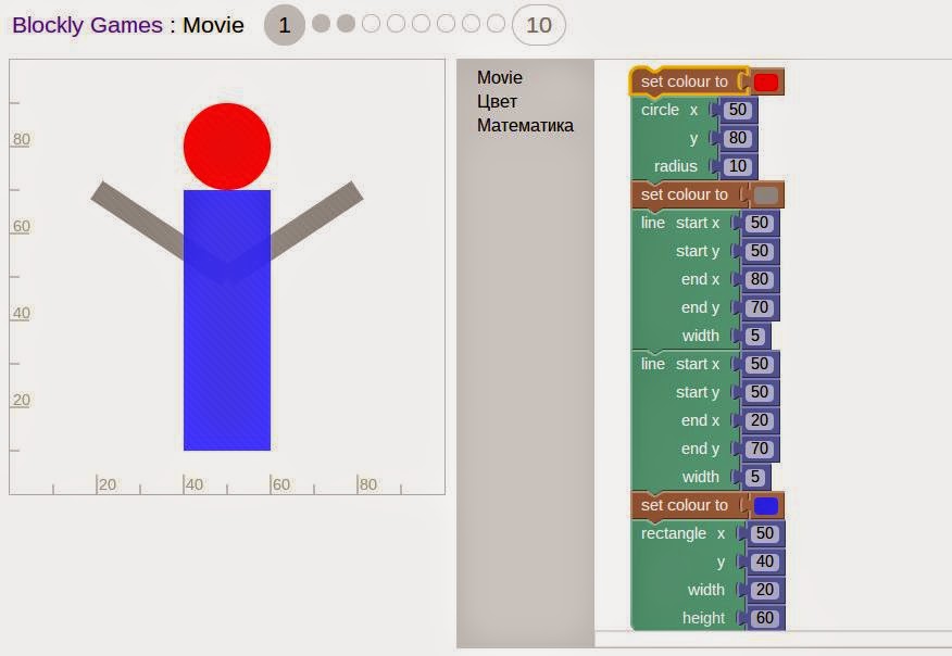 GoogleApps в школе Язык визуального программирования Blockly для