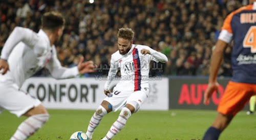 باريس سان جيرمان يقلب الطاوله على فريق مونبلييه ويفوز عليه ثلاث اهداف لهدف في الدوري الفرنسي
