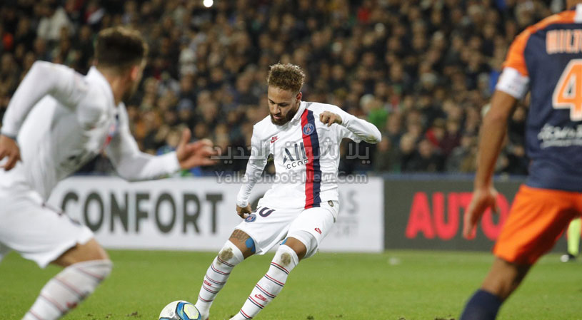 باريس سان جيرمان يقلب الطاوله على فريق مونبلييه ويفوز عليه ثلاث اهداف لهدف في الدوري الفرنسي