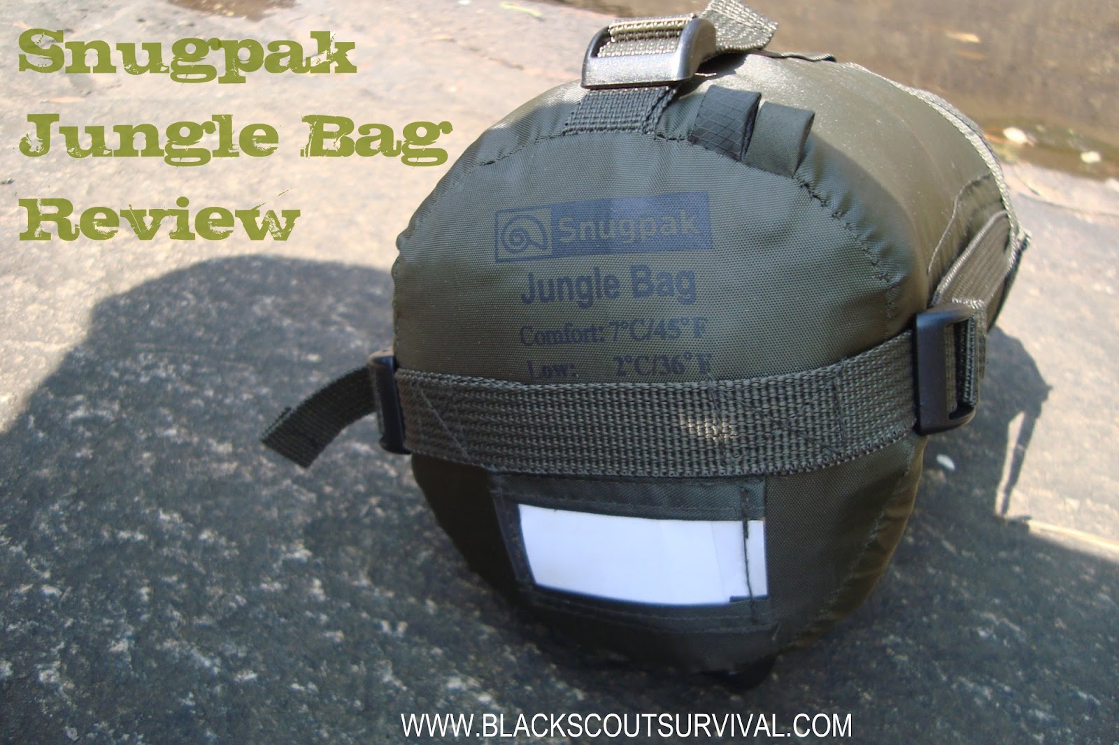 Black Scout Survival Snugpak Jungle Bag Review