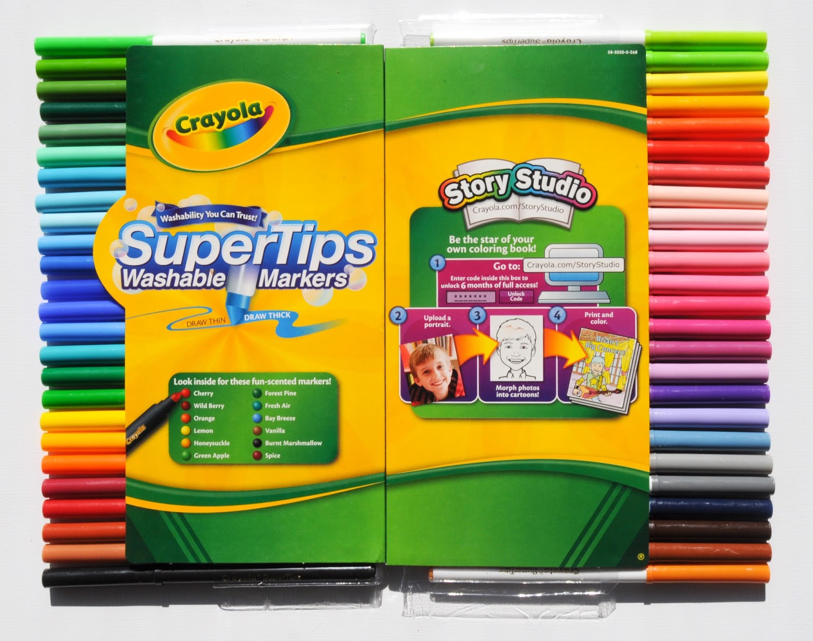 Crayola Super Tips Washable Scented Markers 50 ct, 50 pk - QFC